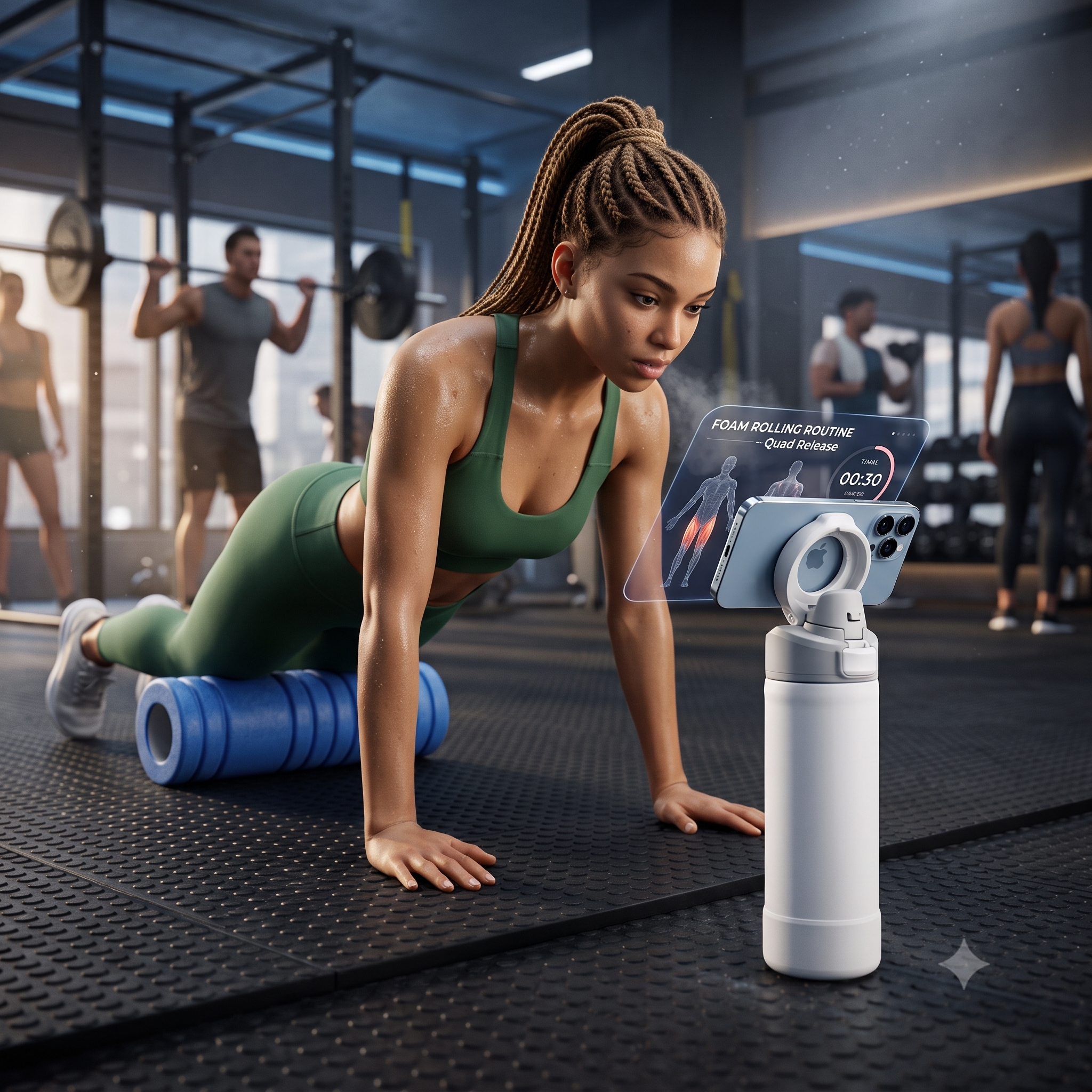 MagSafe Magnetic Phone Holder Water Bottle for Gym, Cycling and Car