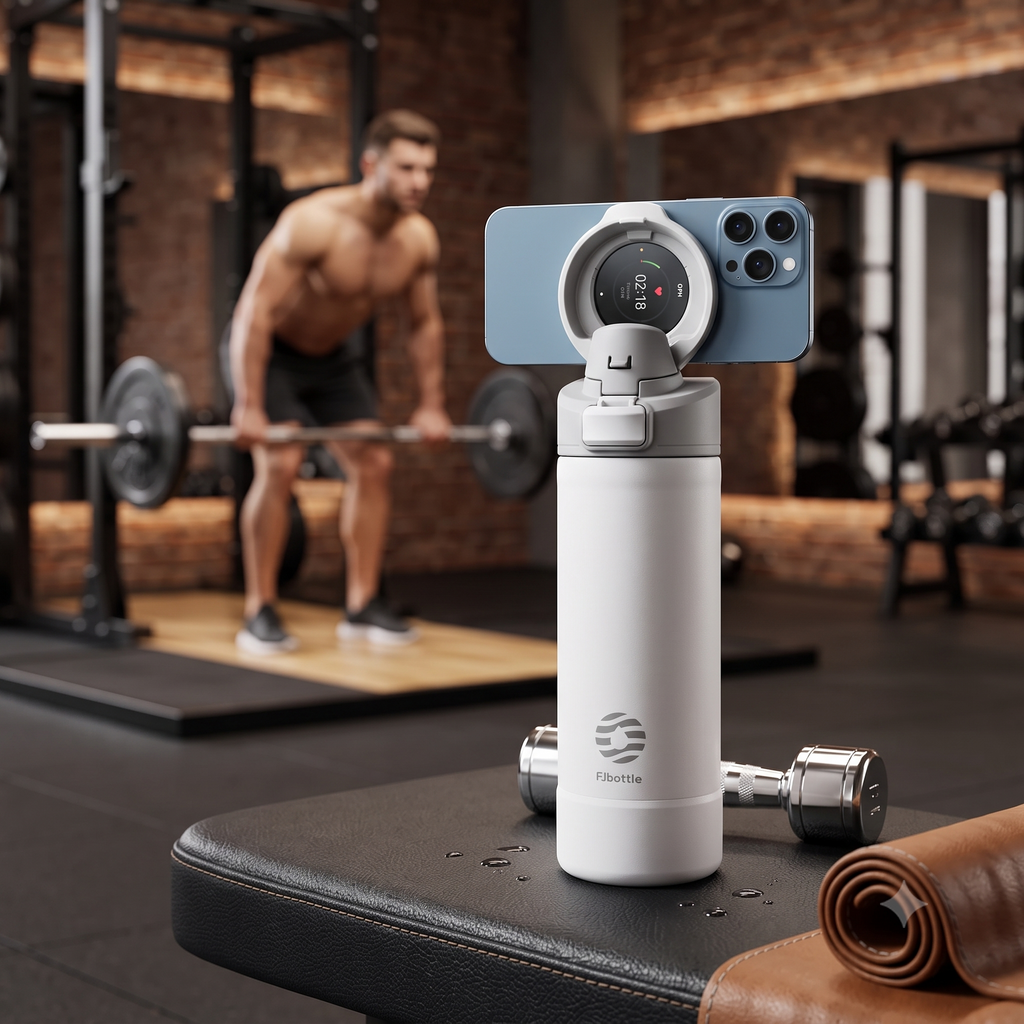 MagSafe Magnetic Phone Holder Water Bottle for Gym, Cycling and Car