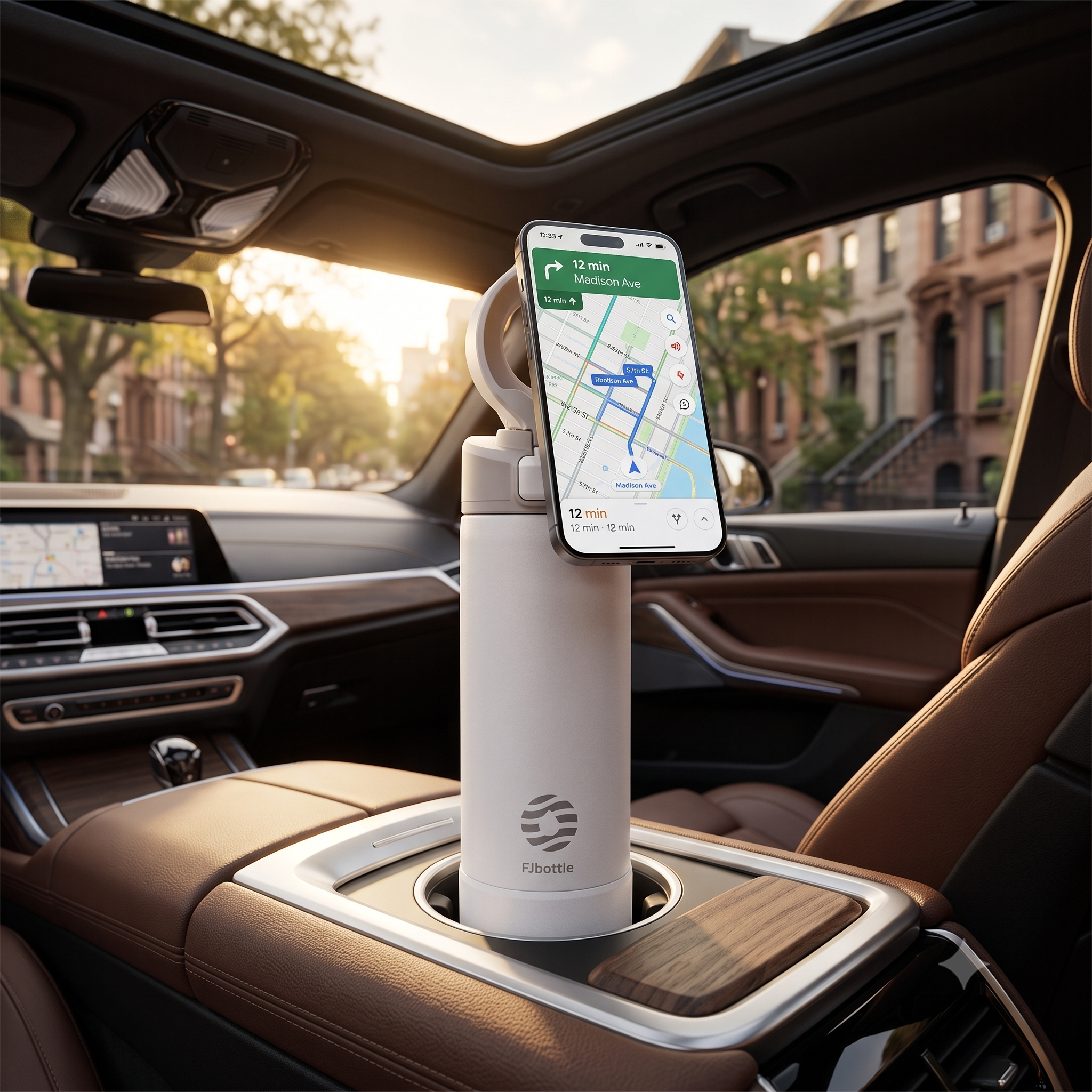 Water Bottle Phone Holder