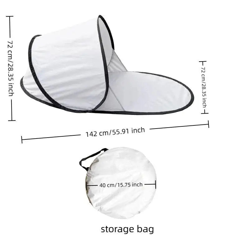Beach Tent – Pop-Up Sun Shade Shelter, Instant Portable Beach Shade Tent