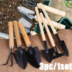 3 piece garden hand tool set trowel rake shovel