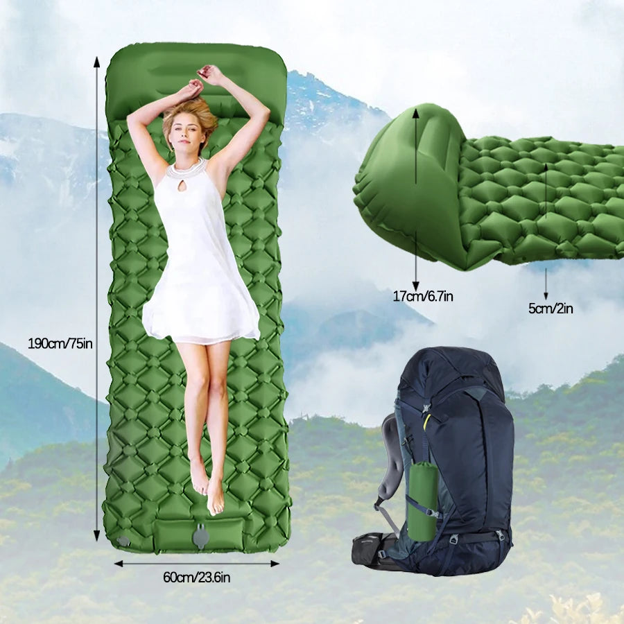 Ultralight sleeping mat for hiking