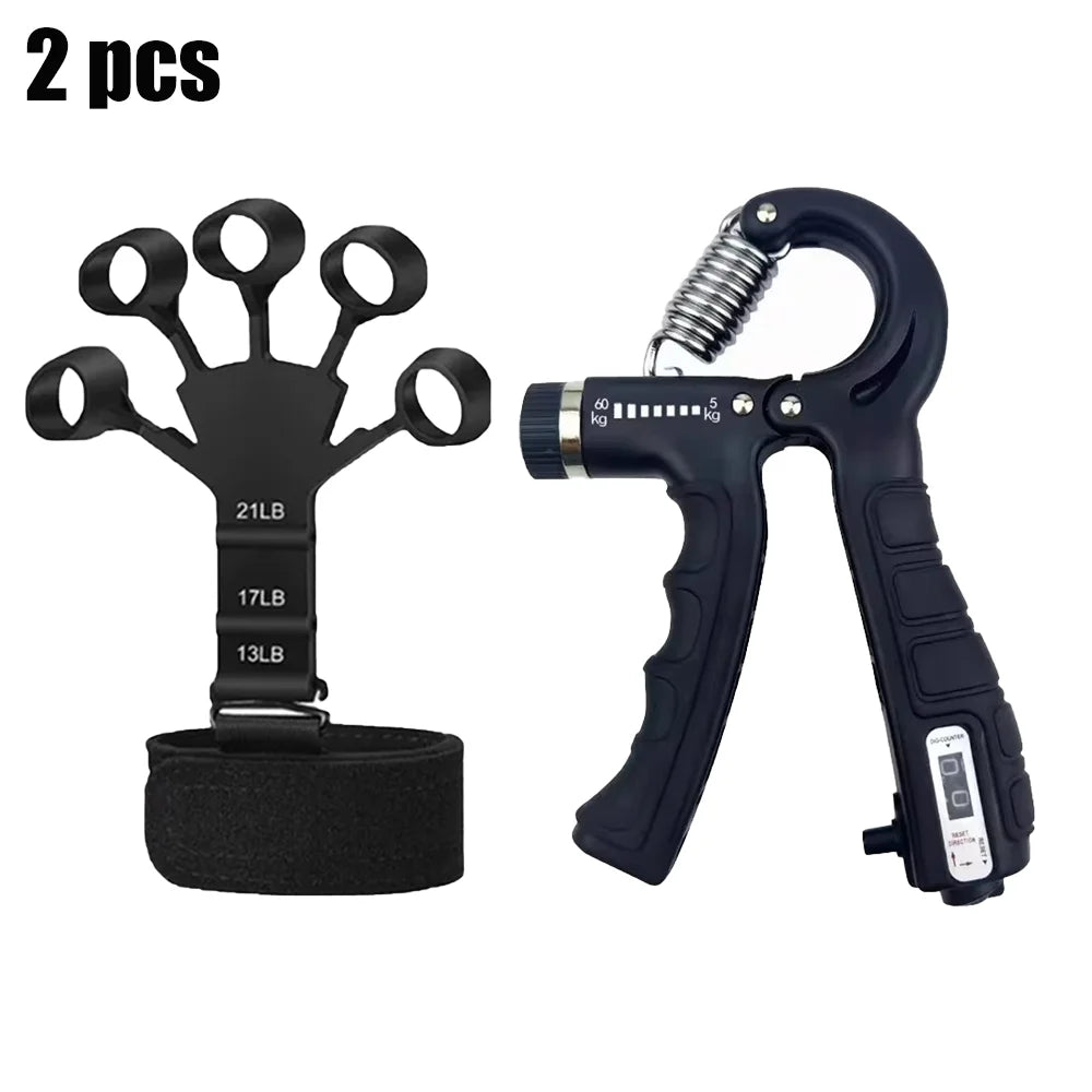 Adjustable Hand Grip Strengthener with Rep Counter