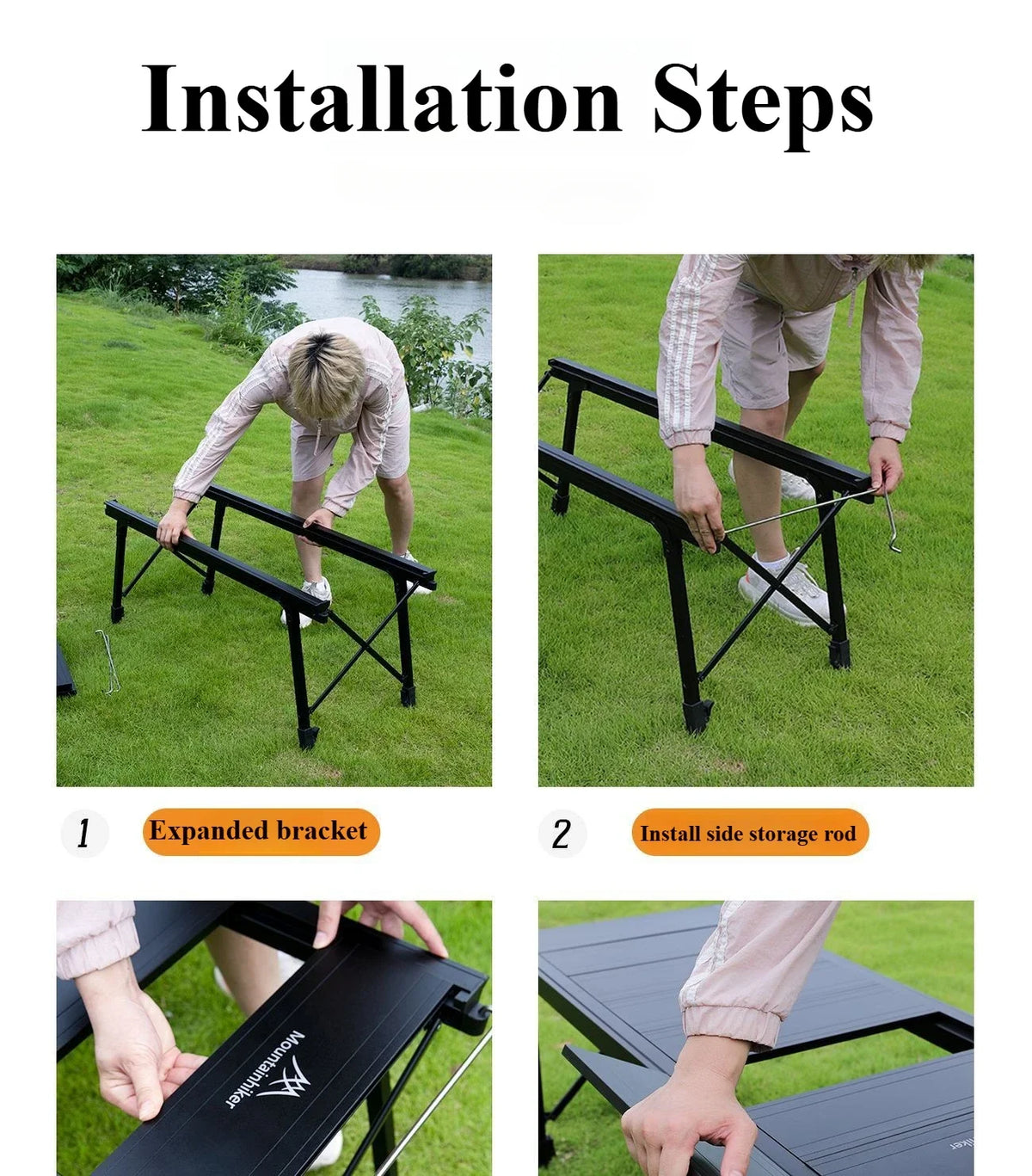 Folding Aluminium IGT Camping Table