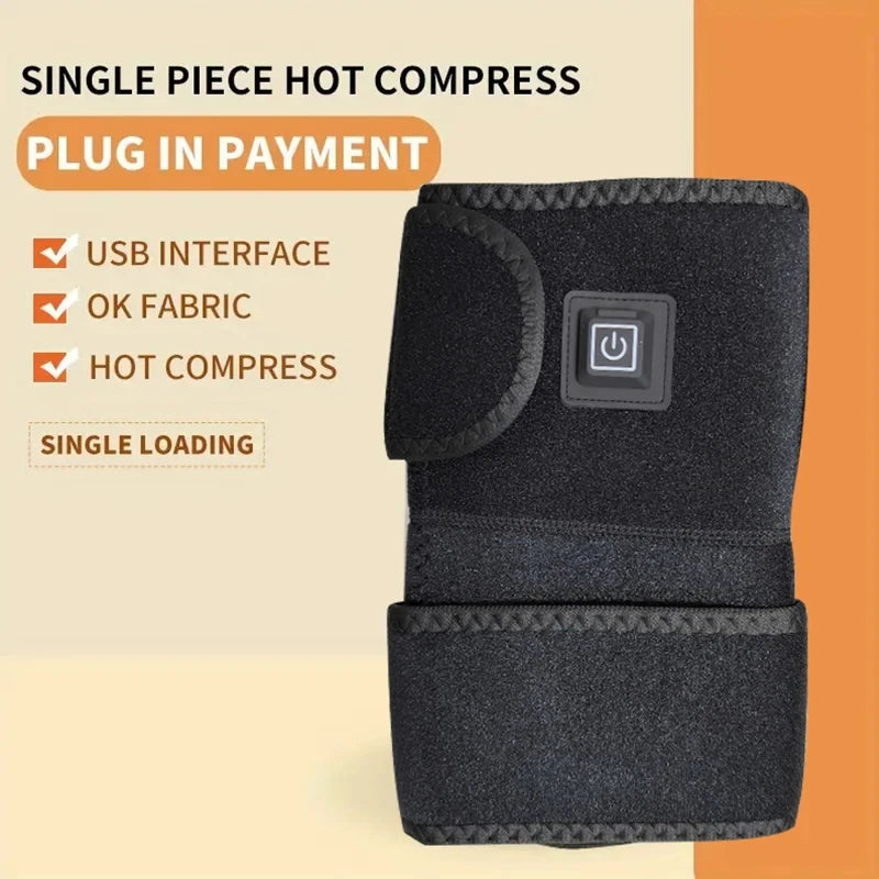 Electric Heated Knee Brace, USB Warming Wrap for Soothing Comfort