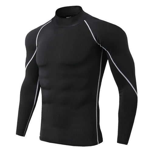 Compression Shirt Mens, Quick Dry Long Sleeve Gym & Running Base Layer
