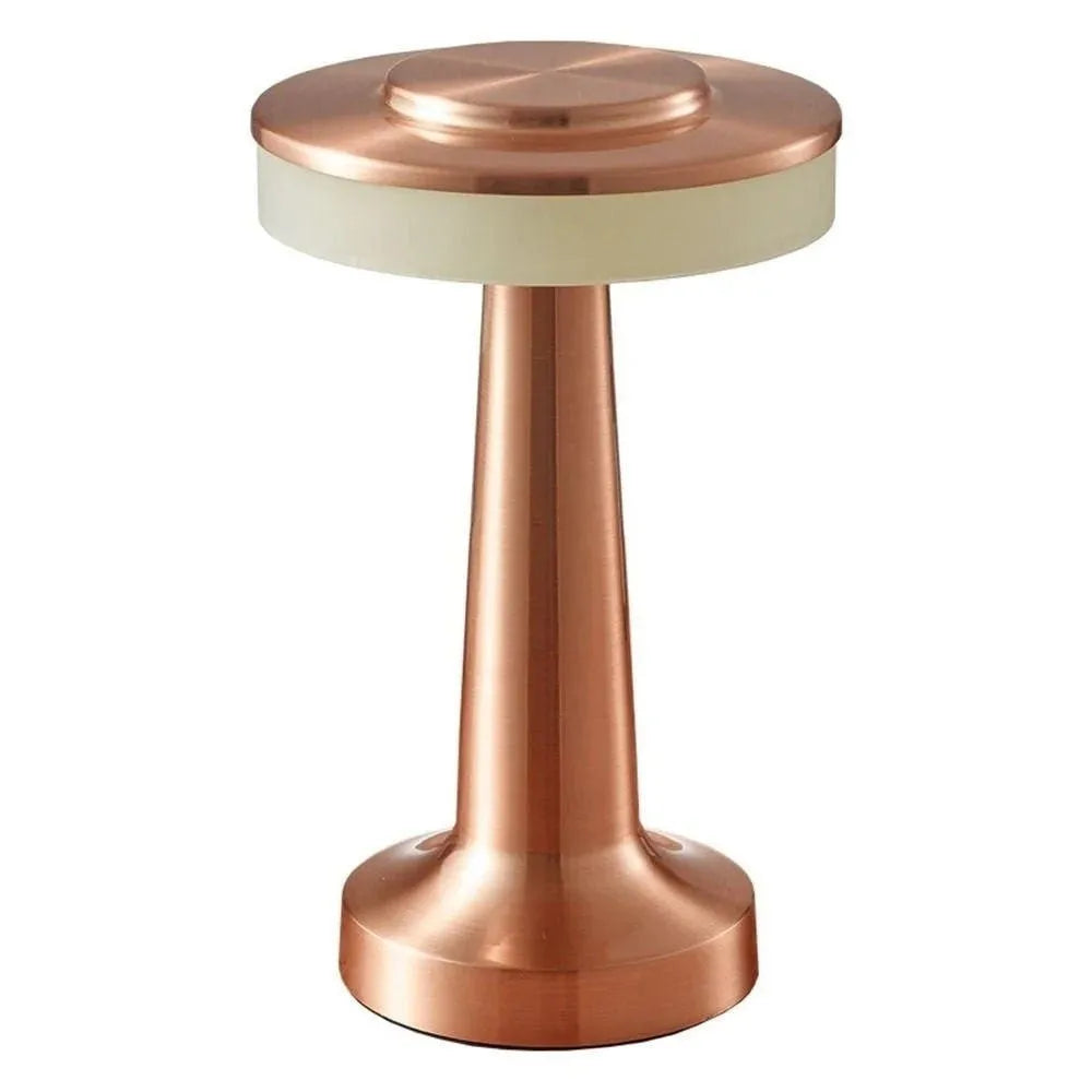 Table Lamp – Cordless Rechargeable LED Touch Lamp, Dimmable Metal Bedside & Dining Table Lamp