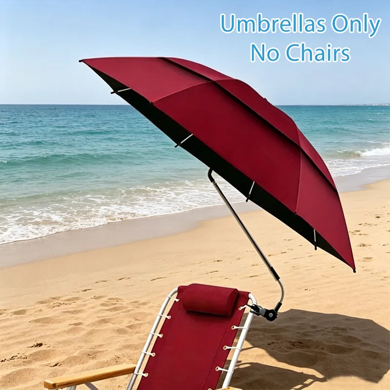 Clamp-On Beach Chair Umbrella