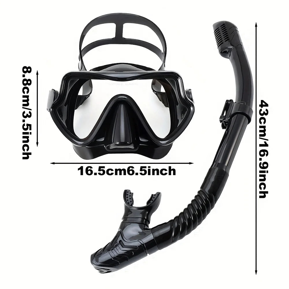 Panoramic Snorkel Mask Set