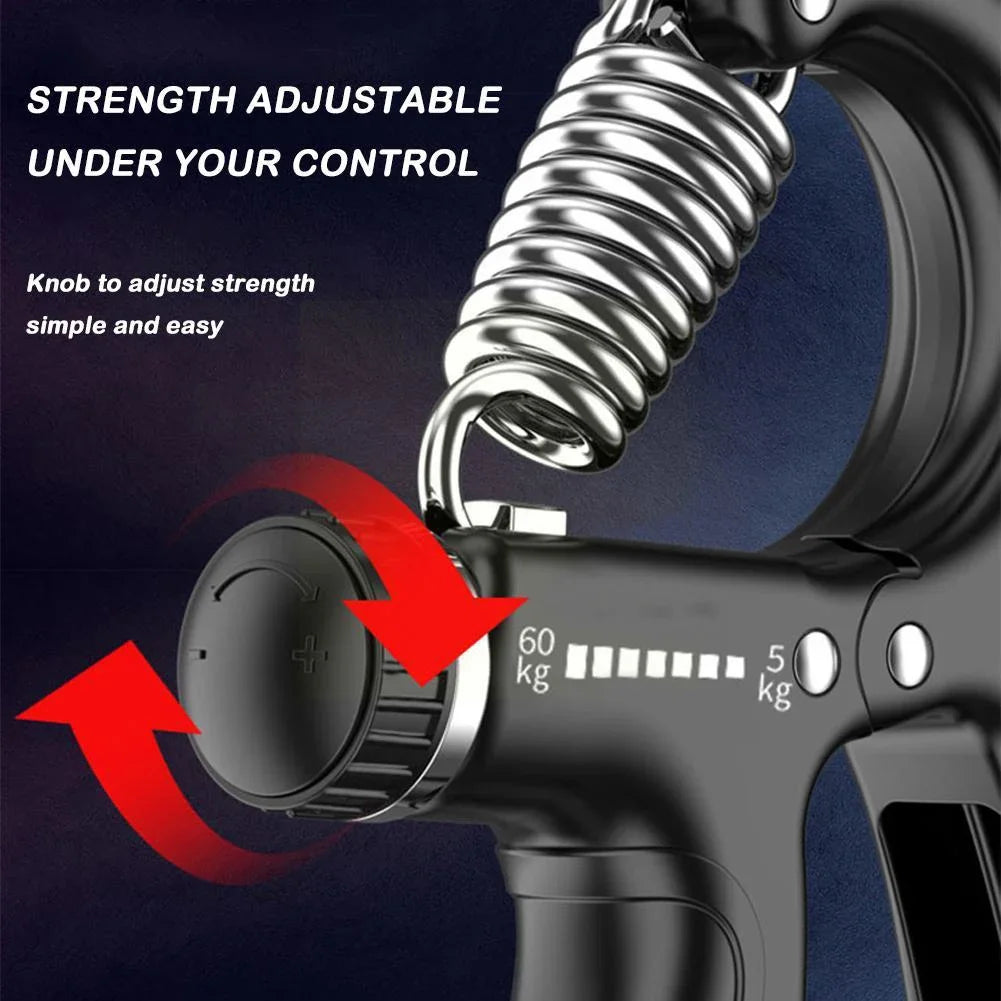 Adjustable Hand Grip Strengthener with Rep Counter