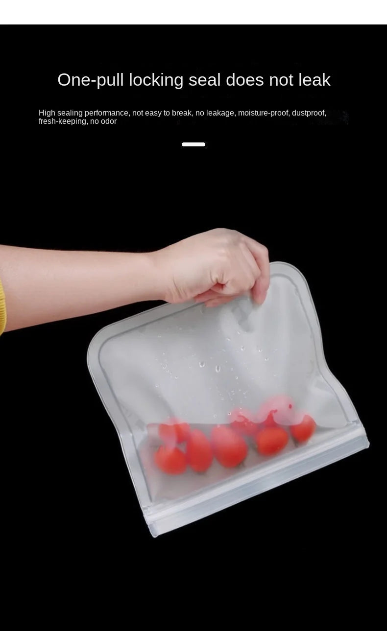 Reusable Stand-Up Food Storage Bags