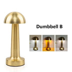 Table Lamp – Cordless Rechargeable LED Touch Lamp, Dimmable Metal Bedside & Dining Table Lamp