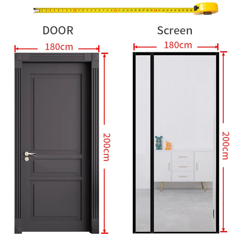 Magnetic Fly Screen Door