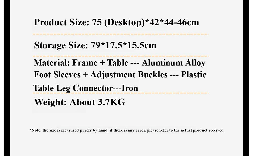 Folding Aluminium IGT Camping Table