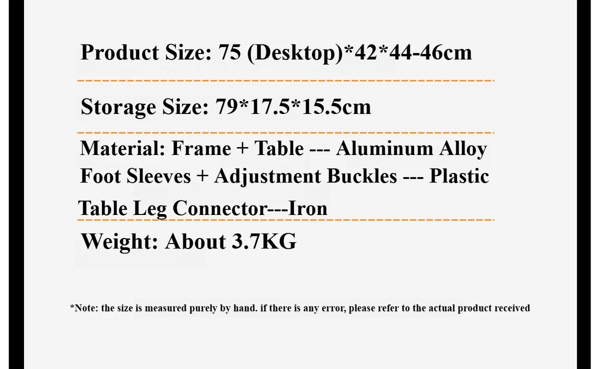 Folding Aluminium IGT Camping Table
