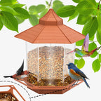 Hanging bird feeder for the garden