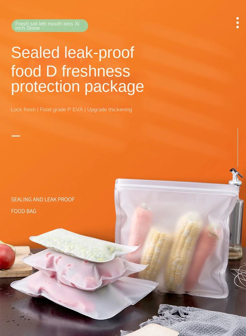 Reusable Stand-Up Food Storage Bags