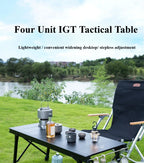 Folding Aluminium IGT Camping Table