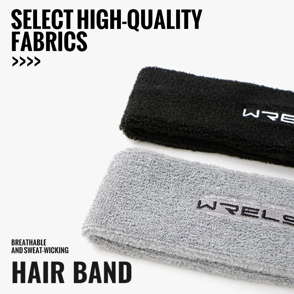 Cotton Terry Sweatbands, Moisture Wicking Sports Headband
