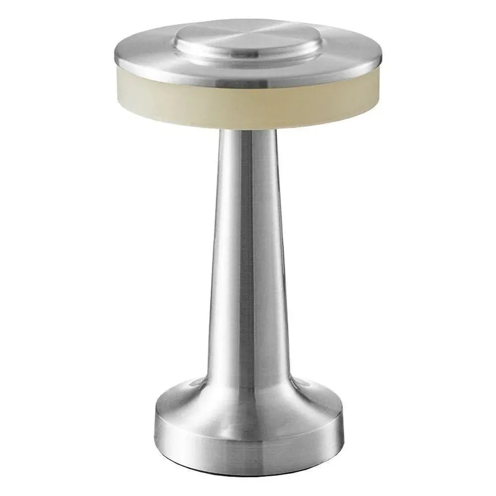 Table Lamp – Cordless Rechargeable LED Touch Lamp, Dimmable Metal Bedside & Dining Table Lamp