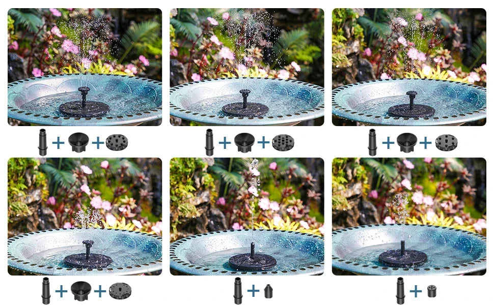 Solar Bird Bath Fountain