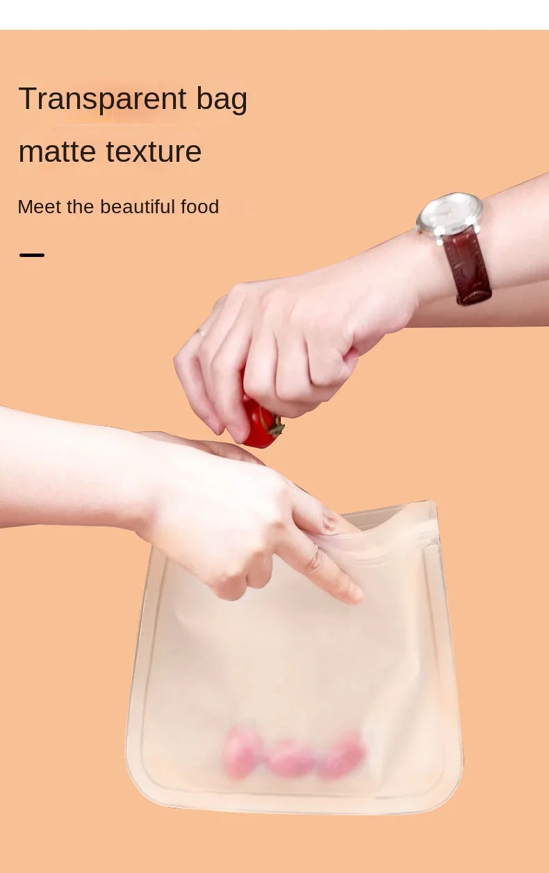 Reusable Stand-Up Food Storage Bags