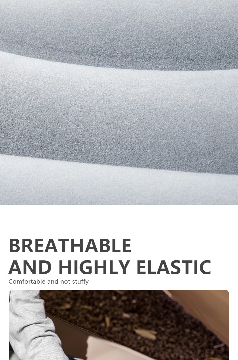 Inflatable Camping Pillow with Built-In Pump
