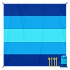 Sandproof Beach Blanket with Stakes