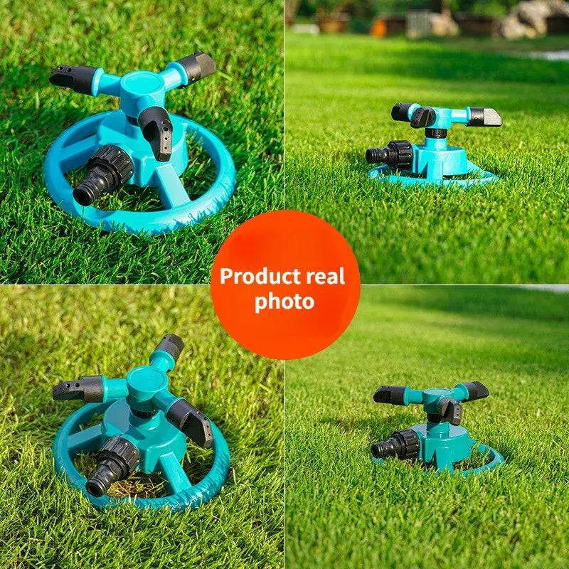 Rotating sprinkler hose connection