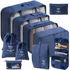 Packing Cubes – 7 or 10 Piece Travel Organiser Set for Suitcase & Carry-On Luggage