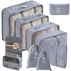 Packing Cubes – 7 or 10 Piece Travel Organiser Set for Suitcase & Carry-On Luggage