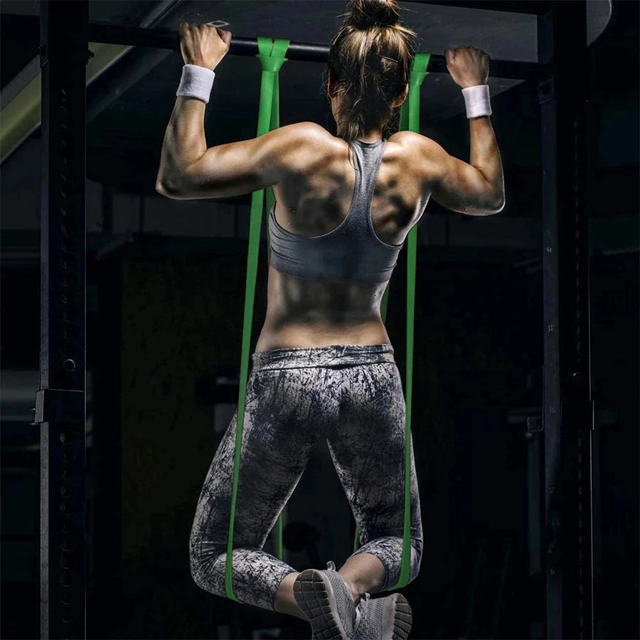 Heavy Duty Pilates Resistance Band for Strength Training and Pull Up Assist