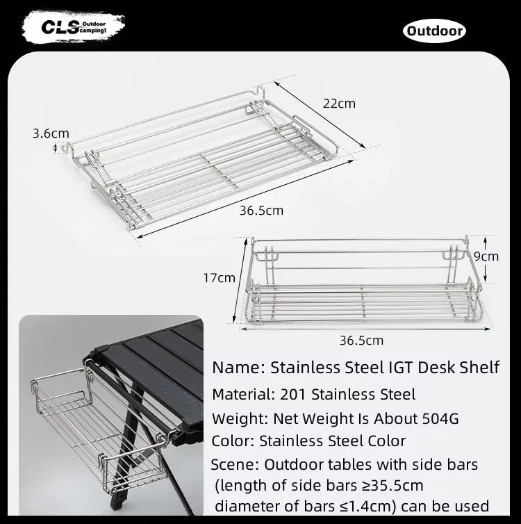 Folding Aluminium IGT Camping Table