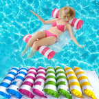 Inflatable pool float hammock