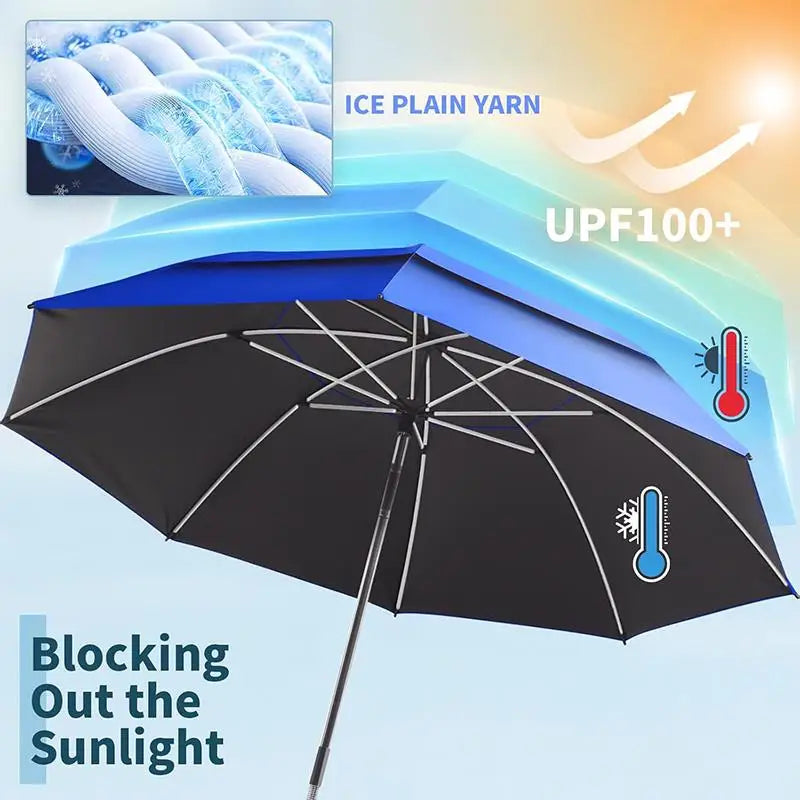 Clamp-On Beach Chair Umbrella