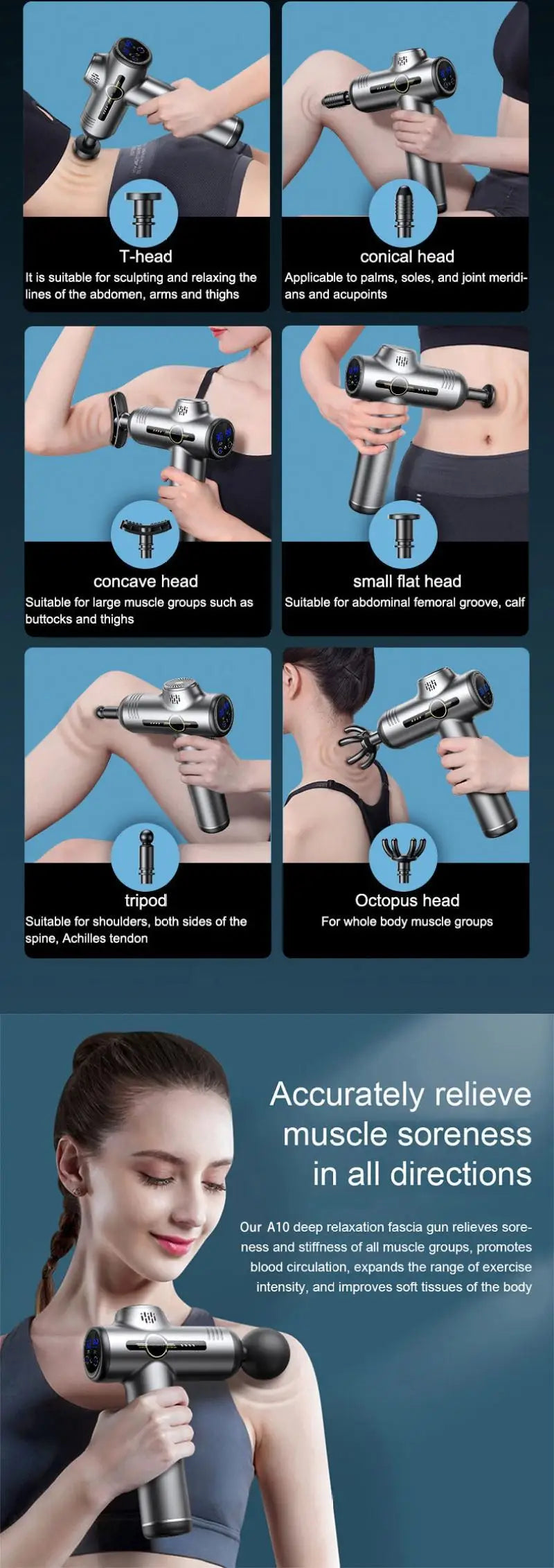 Deep Tissue Massage Gun