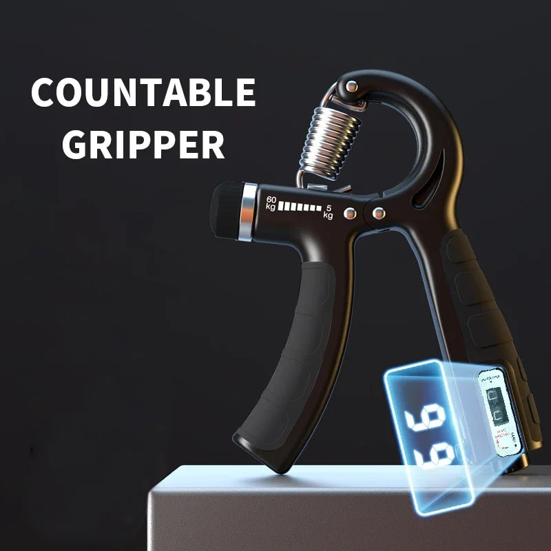 Adjustable Hand Grip Strengthener with Rep Counter