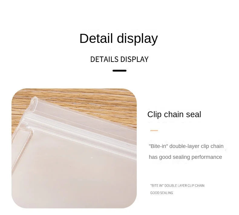 Reusable Stand-Up Food Storage Bags