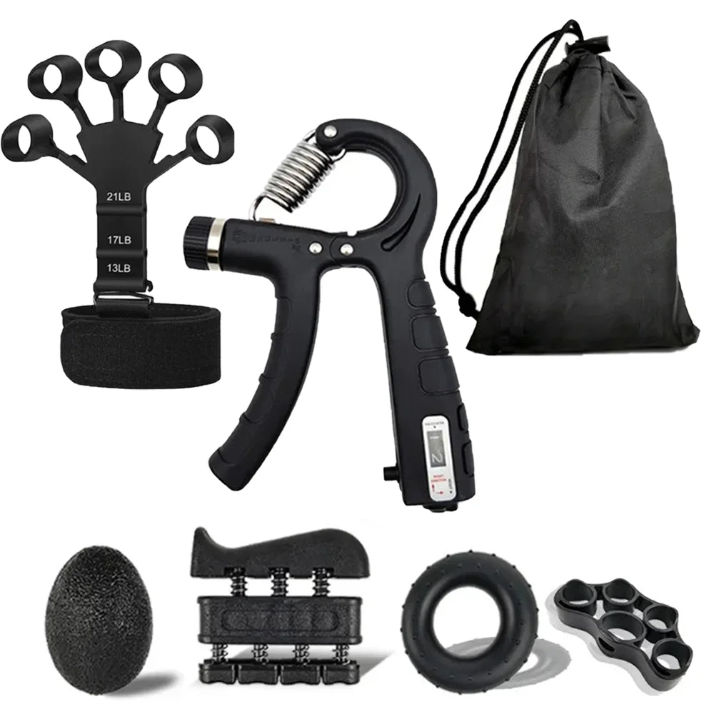 Adjustable Hand Grip Strengthener with Rep Counter