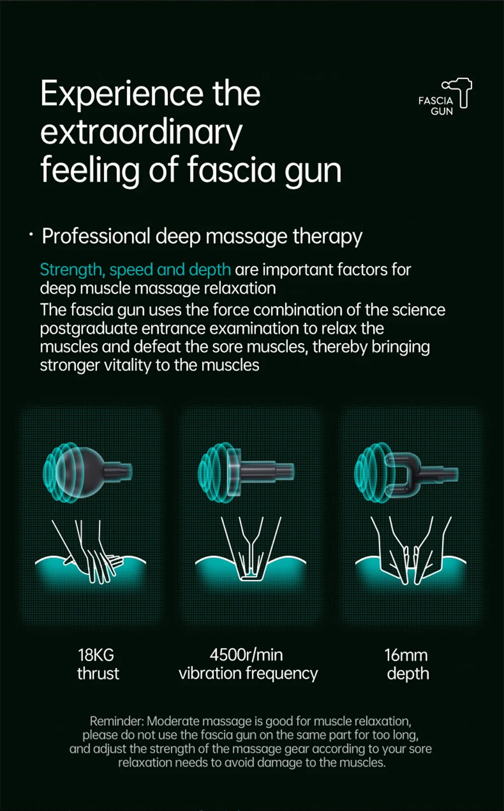 Deep Tissue Massage Gun