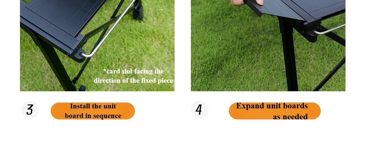 Folding Aluminium IGT Camping Table
