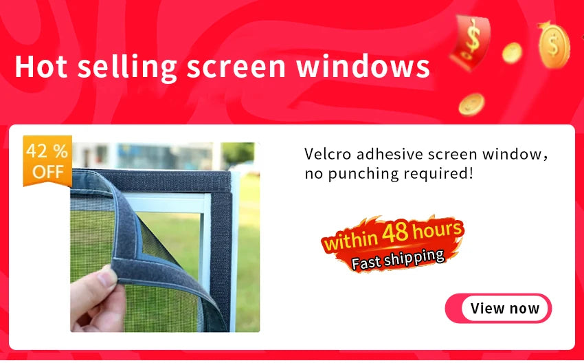 Self-Adhesive Window Fly Screen