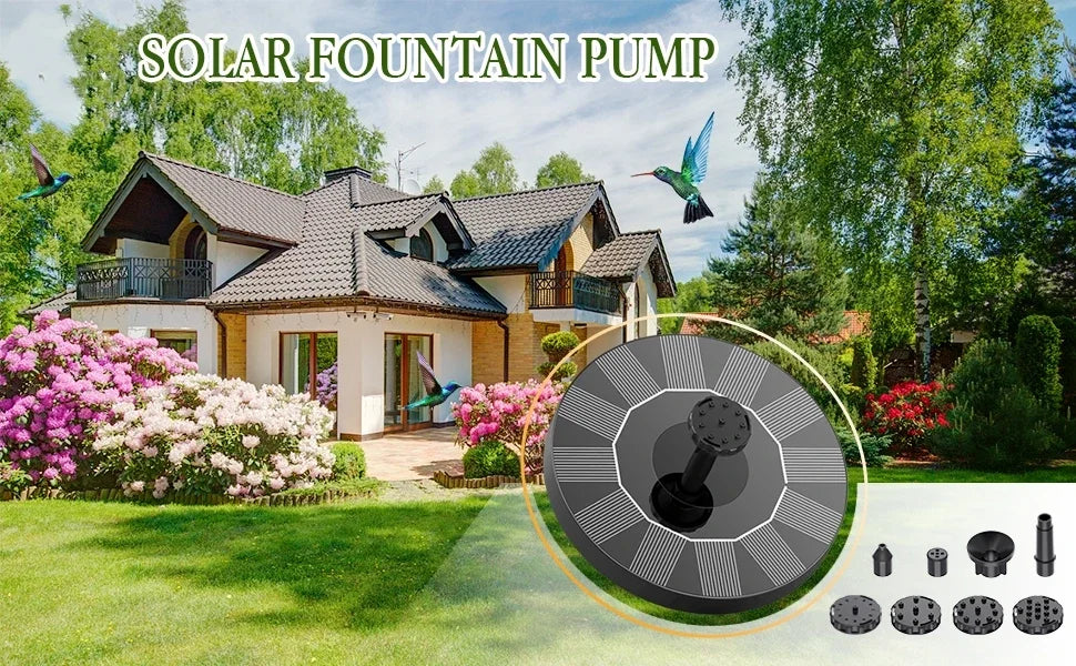 Solar Bird Bath Fountain