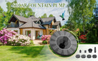 Solar Bird Bath Fountain