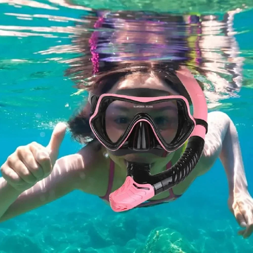 Panoramic Snorkel Mask Set