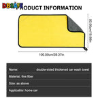 Microfiber car drying towel – close-up