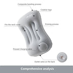 Inflatable Camping Pillow with Built-In Pump
