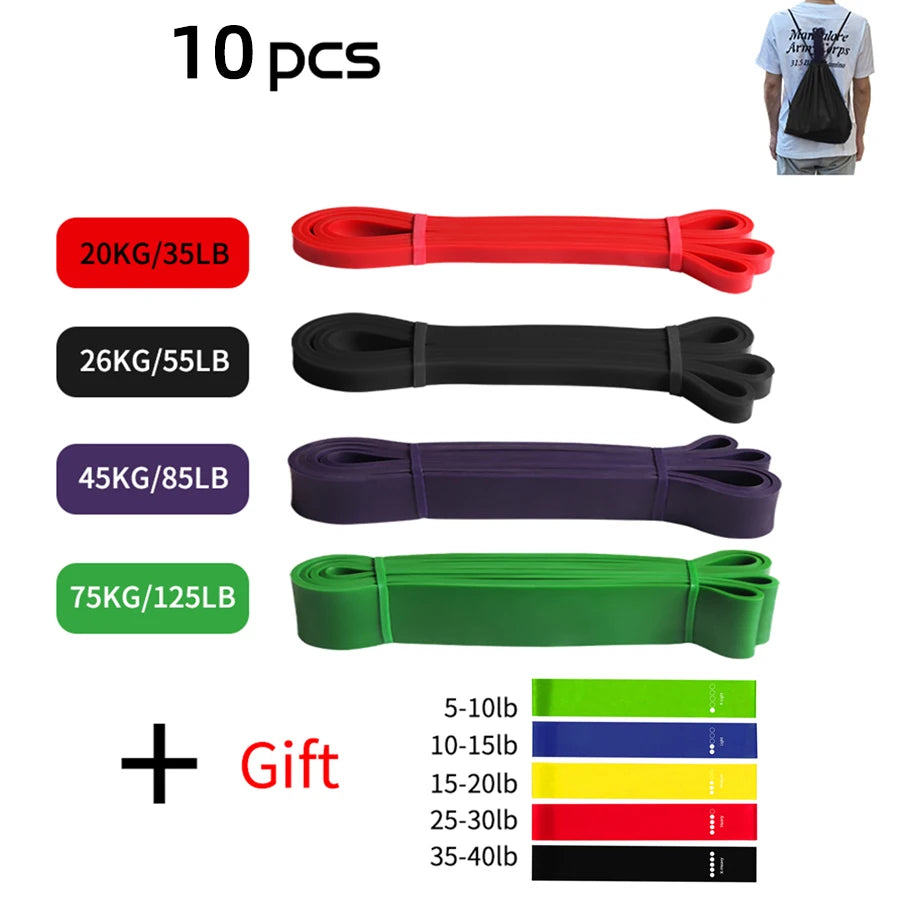 Heavy Duty Pilates Resistance Band for Strength Training and Pull Up Assist