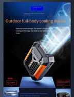 Wearable Belt Clip Fan with Power Bank