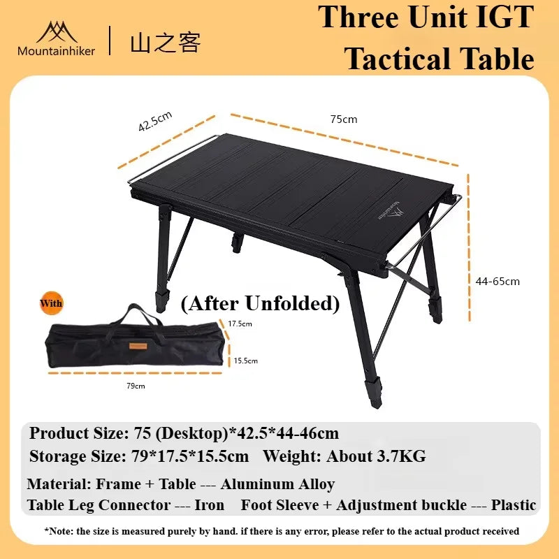 Folding Aluminium IGT Camping Table